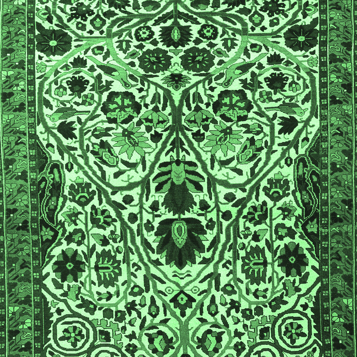 Persian Emerald Green Traditional Rug, tr3804emgrn