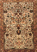 Machine Washable Persian Brown Traditional Rug, wshtr3804brn