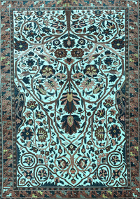 Persian Light Blue Traditional Rug, tr3804lblu