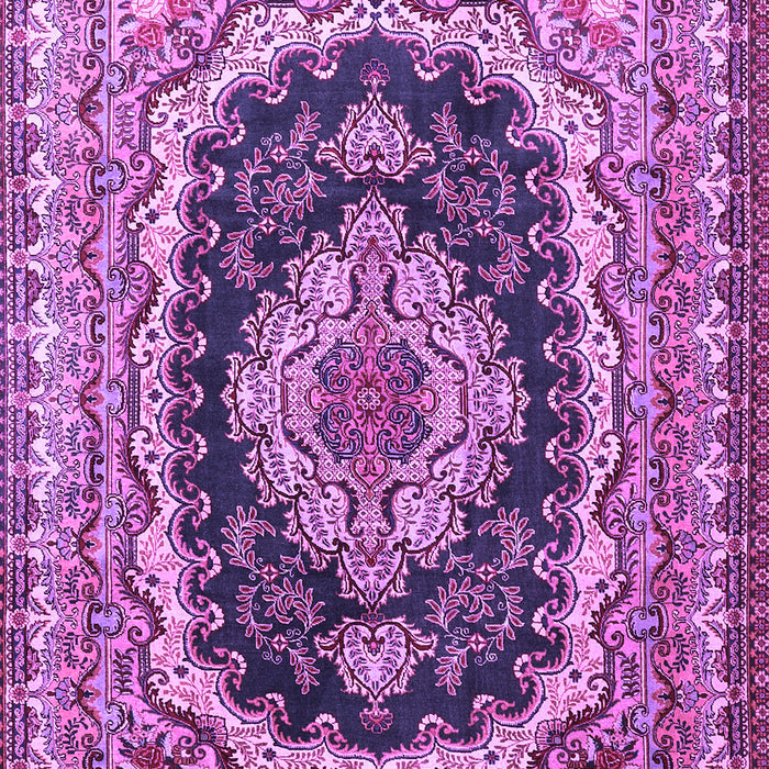 Medallion Purple Traditional Rug, tr3805pur