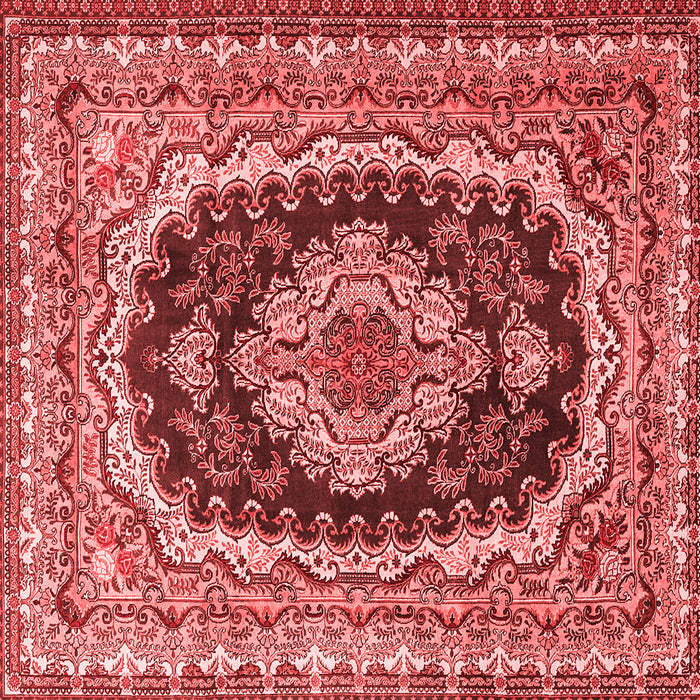 Medallion Red Traditional Rug, tr3805red