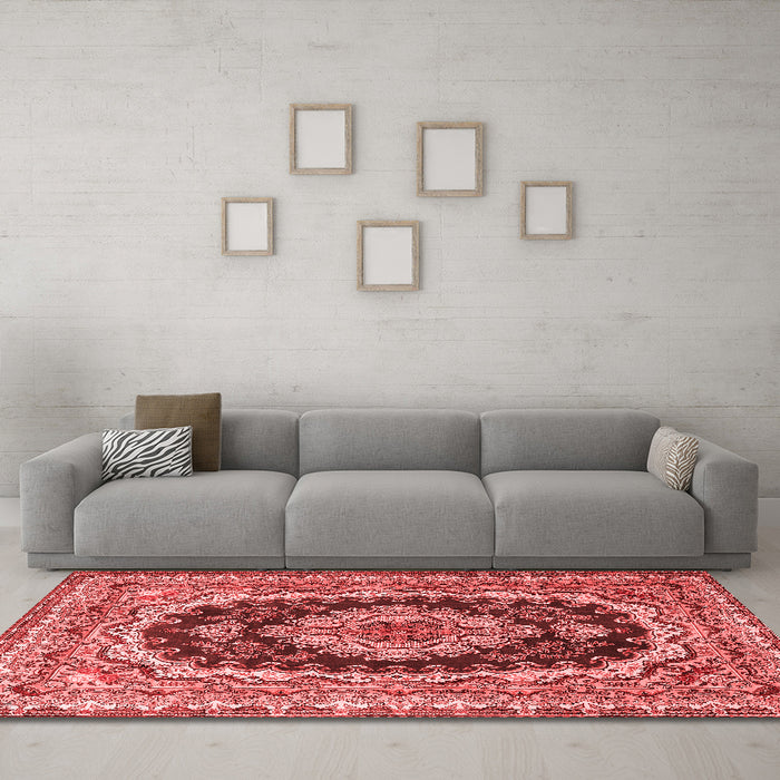 Traditional Red Washable Rugs