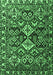 Machine Washable Persian Emerald Green Traditional Area Rugs, wshtr3806emgrn