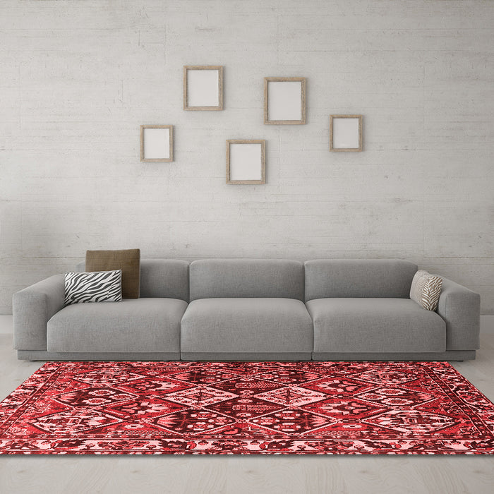 Traditional Red Washable Rugs