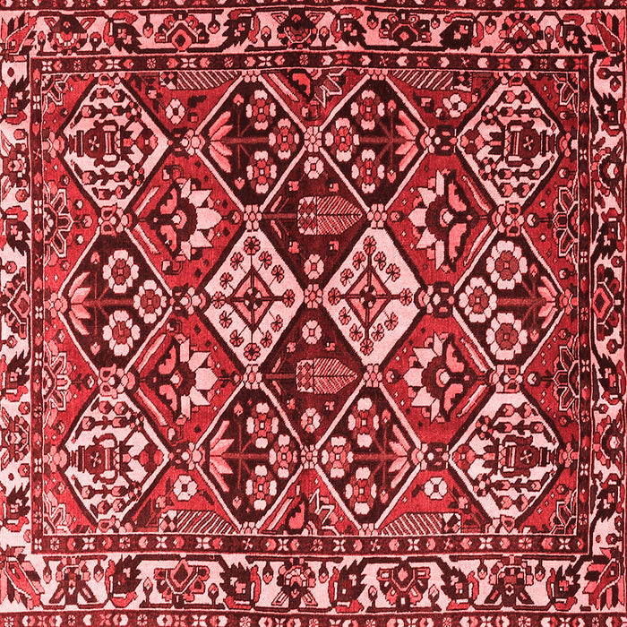Machine Washable Persian Red Traditional Rug, wshtr3806red