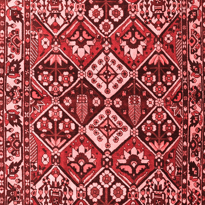 Machine Washable Persian Red Traditional Rug, wshtr3806red
