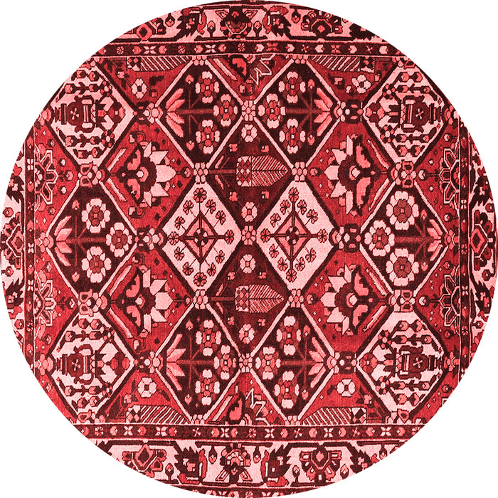 Machine Washable Persian Red Traditional Rug, wshtr3806red