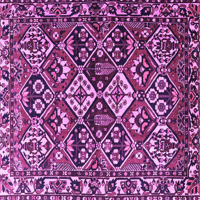 Square Persian Purple Traditional Rug, tr3806pur
