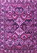 Machine Washable Persian Purple Traditional Area Rugs, wshtr3806pur