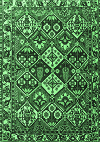 Persian Emerald Green Traditional Rug, tr3806emgrn