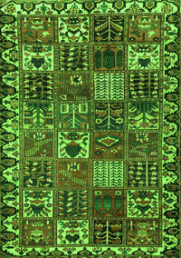 Persian Green Traditional Rug, tr3807grn