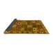 Sideview of Persian Yellow Traditional Rug, tr3807yw