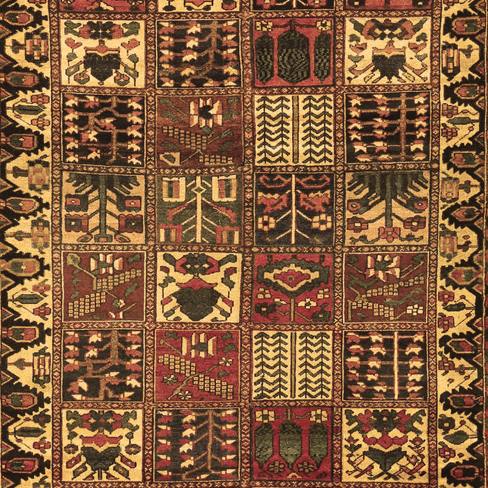 Machine Washable Persian Brown Traditional Rug, wshtr3807brn