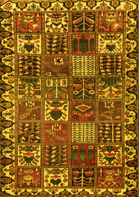 Persian Yellow Traditional Rug, tr3807yw