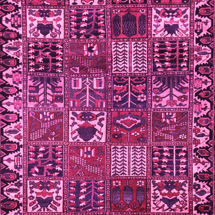 Machine Washable Persian Pink Traditional Rug, wshtr3807pnk