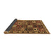 Sideview of Persian Brown Traditional Rug, tr3807brn