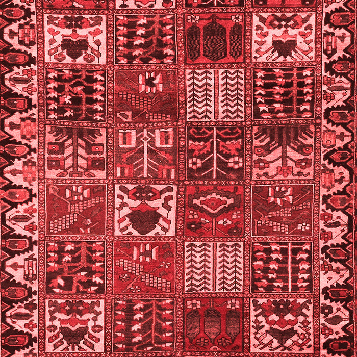 Machine Washable Persian Red Traditional Rug, wshtr3807red