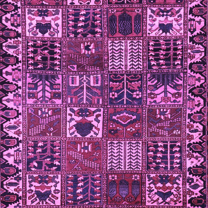 Machine Washable Persian Purple Traditional Area Rugs, wshtr3807pur