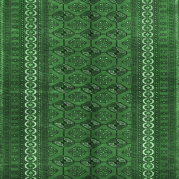 Machine Washable Persian Emerald Green Traditional Area Rugs, wshtr3808emgrn