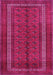 Machine Washable Persian Pink Traditional Rug, wshtr3808pnk