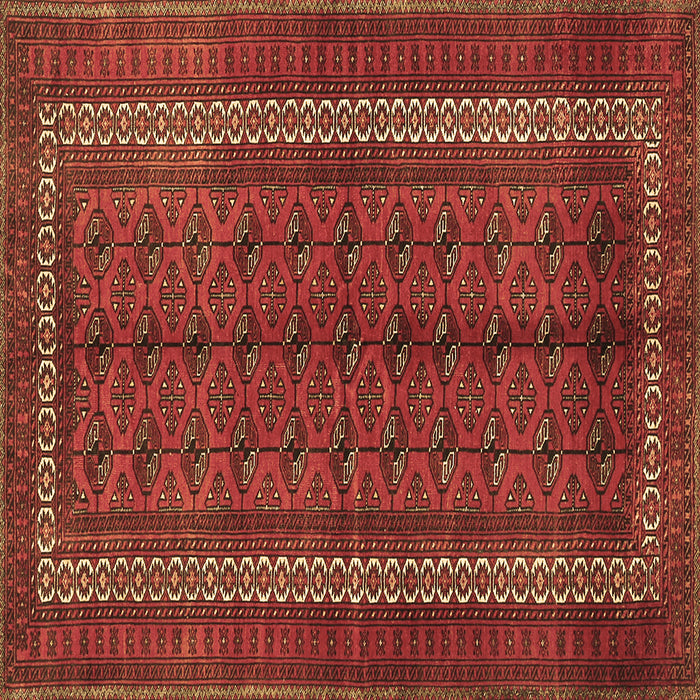 Square Machine Washable Persian Brown Traditional Rug, wshtr3808brn
