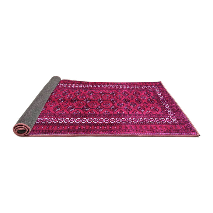 Sideview of Persian Pink Traditional Rug, tr3808pnk