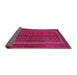 Sideview of Persian Pink Traditional Rug, tr3808pnk