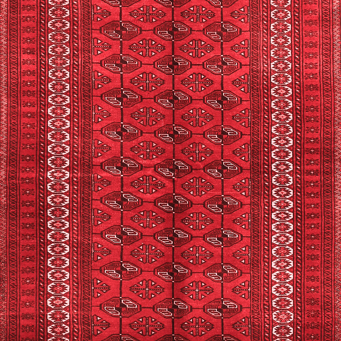 Machine Washable Persian Red Traditional Rug, wshtr3808red
