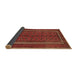 Sideview of Persian Brown Traditional Rug, tr3808brn