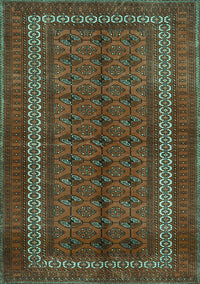 Persian Turquoise Traditional Rug, tr3808turq