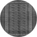 Machine Washable Persian Gray Traditional Rug, wshtr3808gry