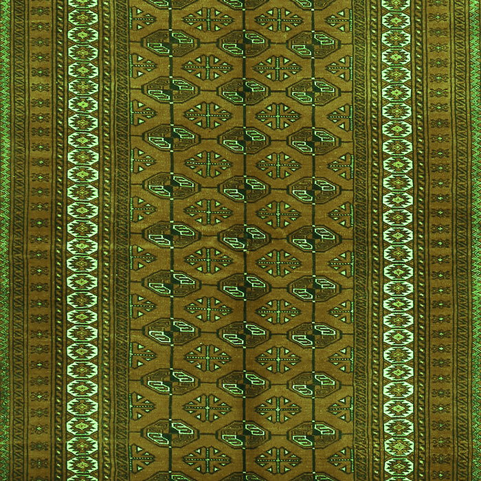 Serging Thickness of Machine Washable Persian Green Traditional Area Rugs, wshtr3808grn