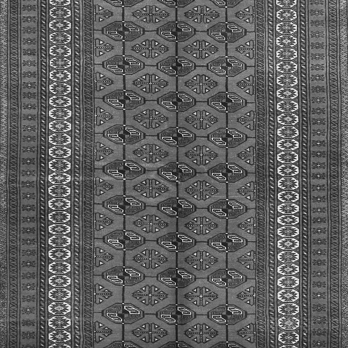 Serging Thickness of Machine Washable Persian Gray Traditional Rug, wshtr3808gry