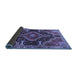 Sideview of Persian Blue Traditional Rug, tr3809blu