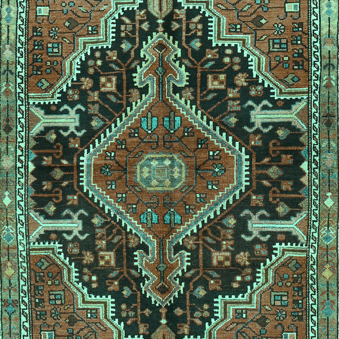 Persian Turquoise Traditional Rug, tr3809turq