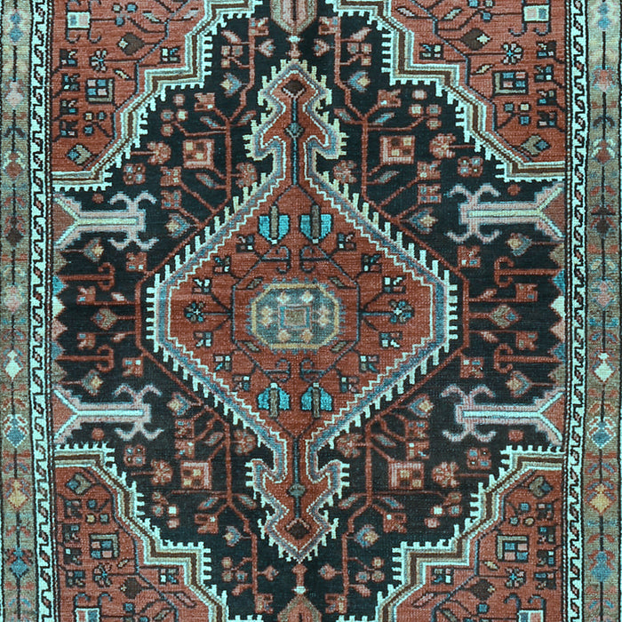 Persian Light Blue Traditional Rug, tr3809lblu