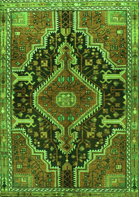 Persian Green Traditional Rug, tr3809grn