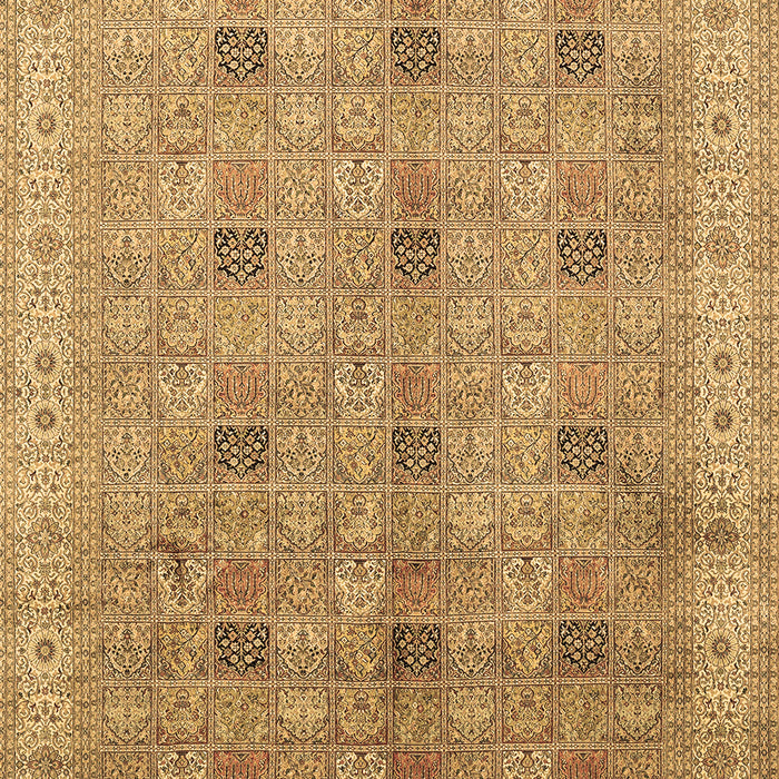 Machine Washable Persian Brown Traditional Rug, wshtr380brn