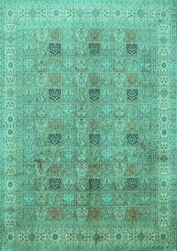 Persian Turquoise Traditional Rug, tr380turq