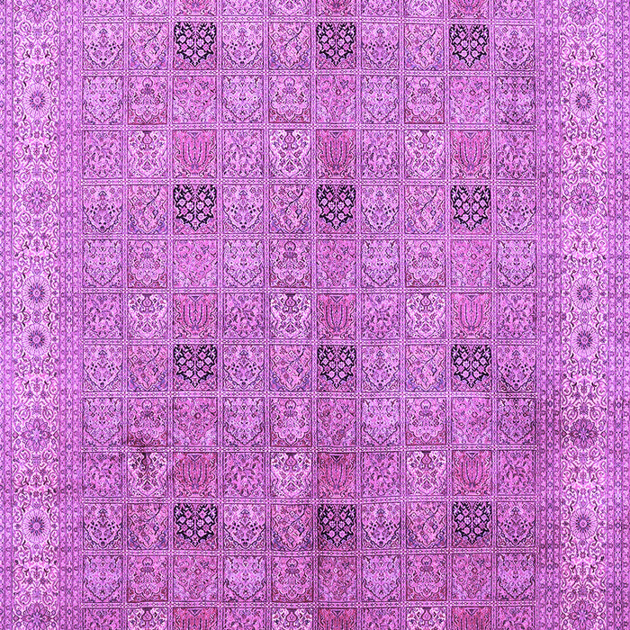 Machine Washable Persian Purple Traditional Area Rugs, wshtr380pur