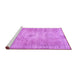 Sideview of Machine Washable Persian Purple Traditional Area Rugs, wshtr3811pur