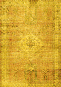 Persian Yellow Traditional Rug, tr3811yw