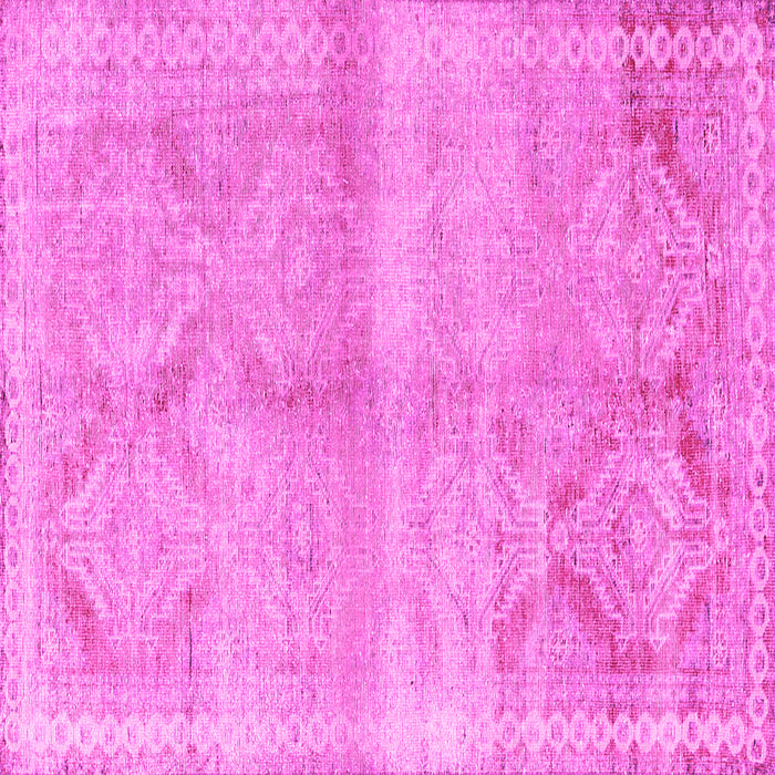 Square Persian Pink Traditional Rug, tr3812pnk