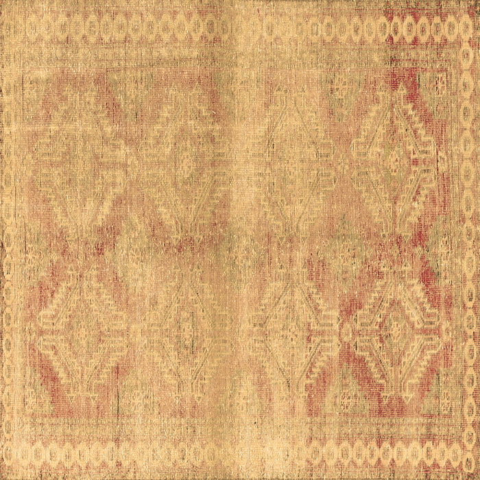 Square Persian Brown Traditional Rug, tr3812brn