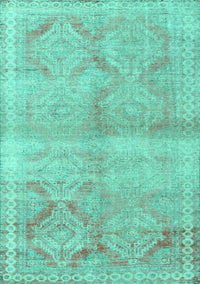 Persian Turquoise Traditional Rug, tr3812turq