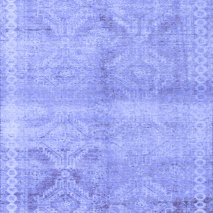 Machine Washable Persian Blue Traditional Rug, wshtr3812blu