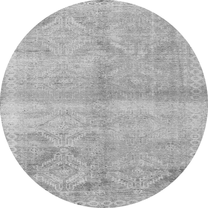 Square Persian Gray Traditional Rug, tr3812gry