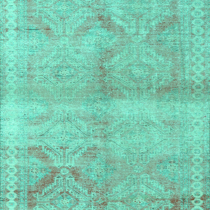 Machine Washable Persian Turquoise Traditional Area Rugs, wshtr3812turq