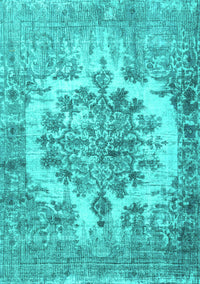 Persian Turquoise Traditional Rug, tr3813turq