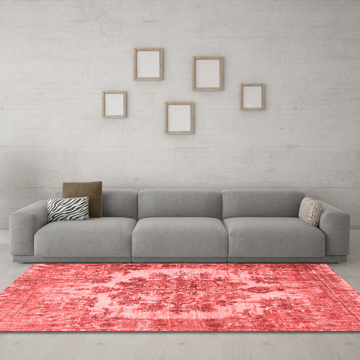 Traditional Red Washable Rugs